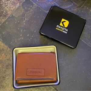 Dakota WorkPro Series Genuine Leather Tri-Fold Wallet with RFID Protection - New